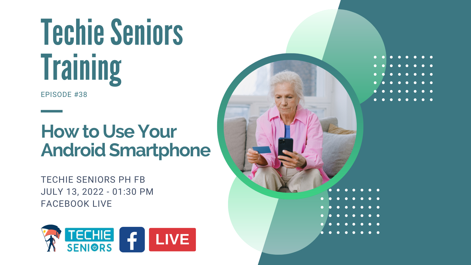 Techie Seniors article image - Android webinar event image
