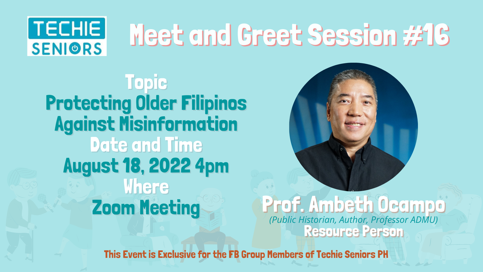 Techie Seniors article image - Meet and Greet with Prof. Ambeth Ocampo
